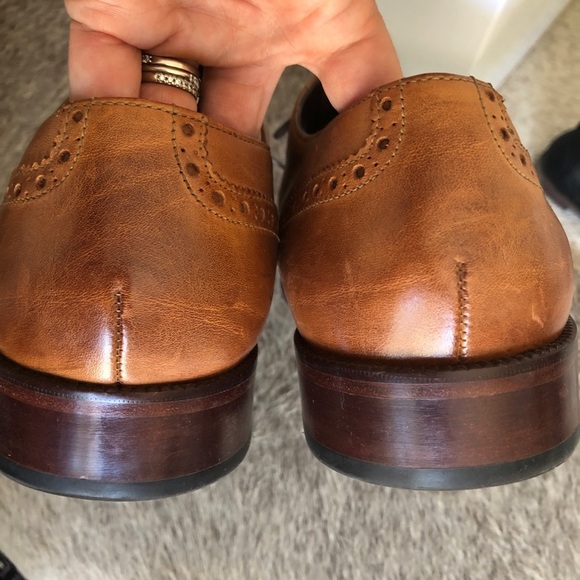 Cole Haan Classic Wingtip Oxford British Tan size 13 - Picture 6 of 7